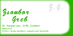 zsombor greb business card